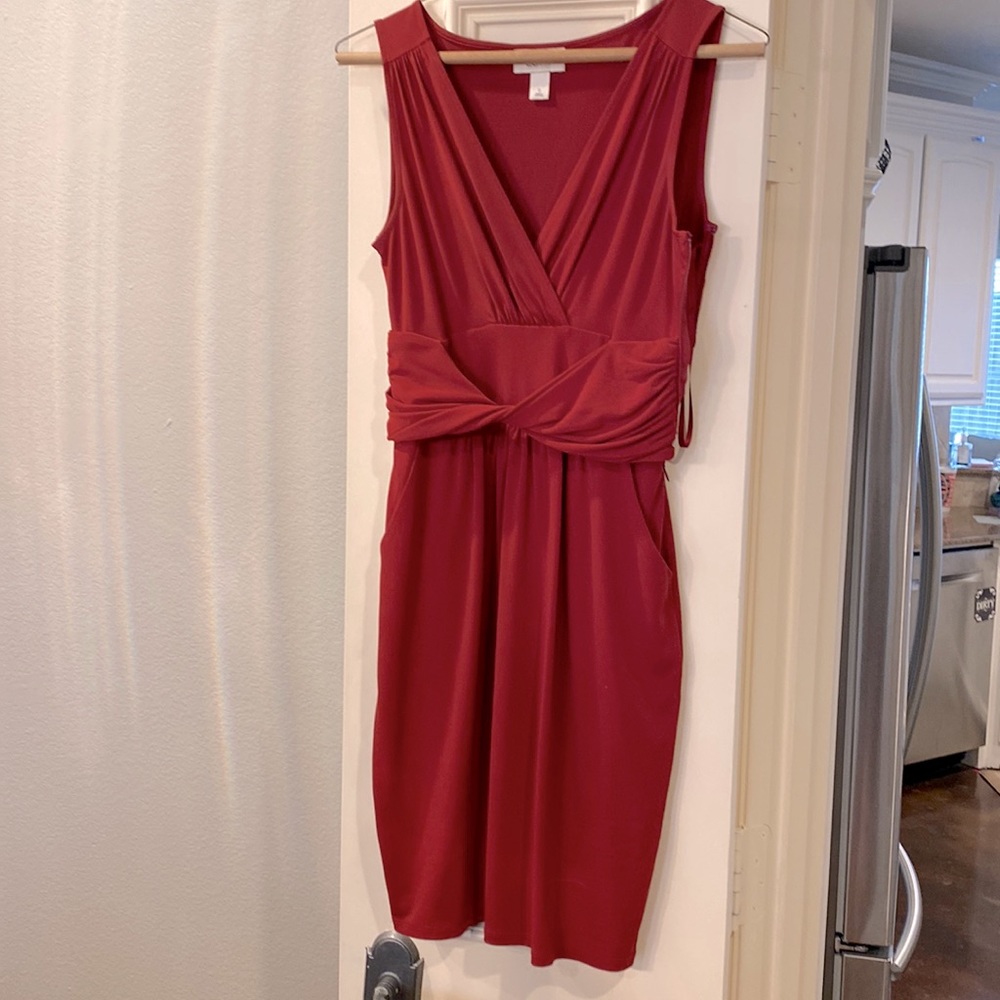 Ann Taylor red dress